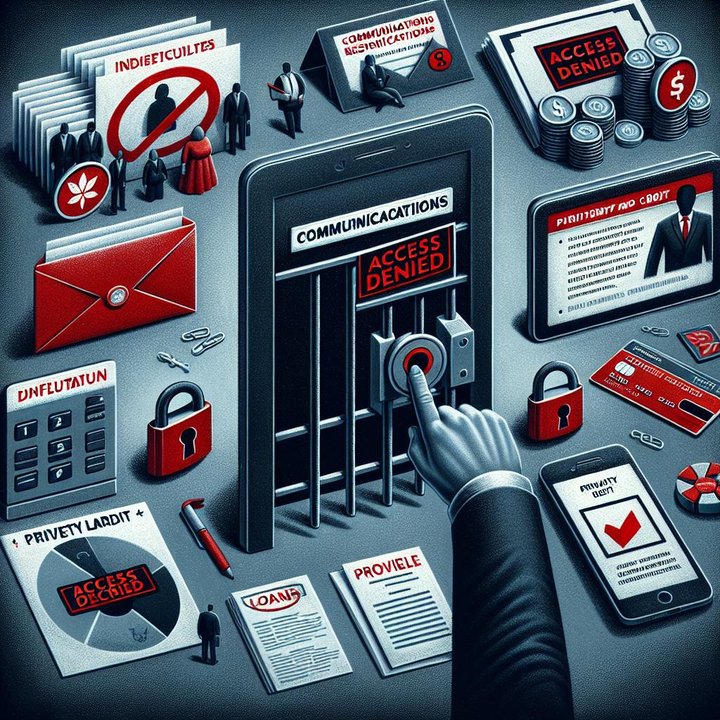 Conséquences d'une mise sur liste rouge