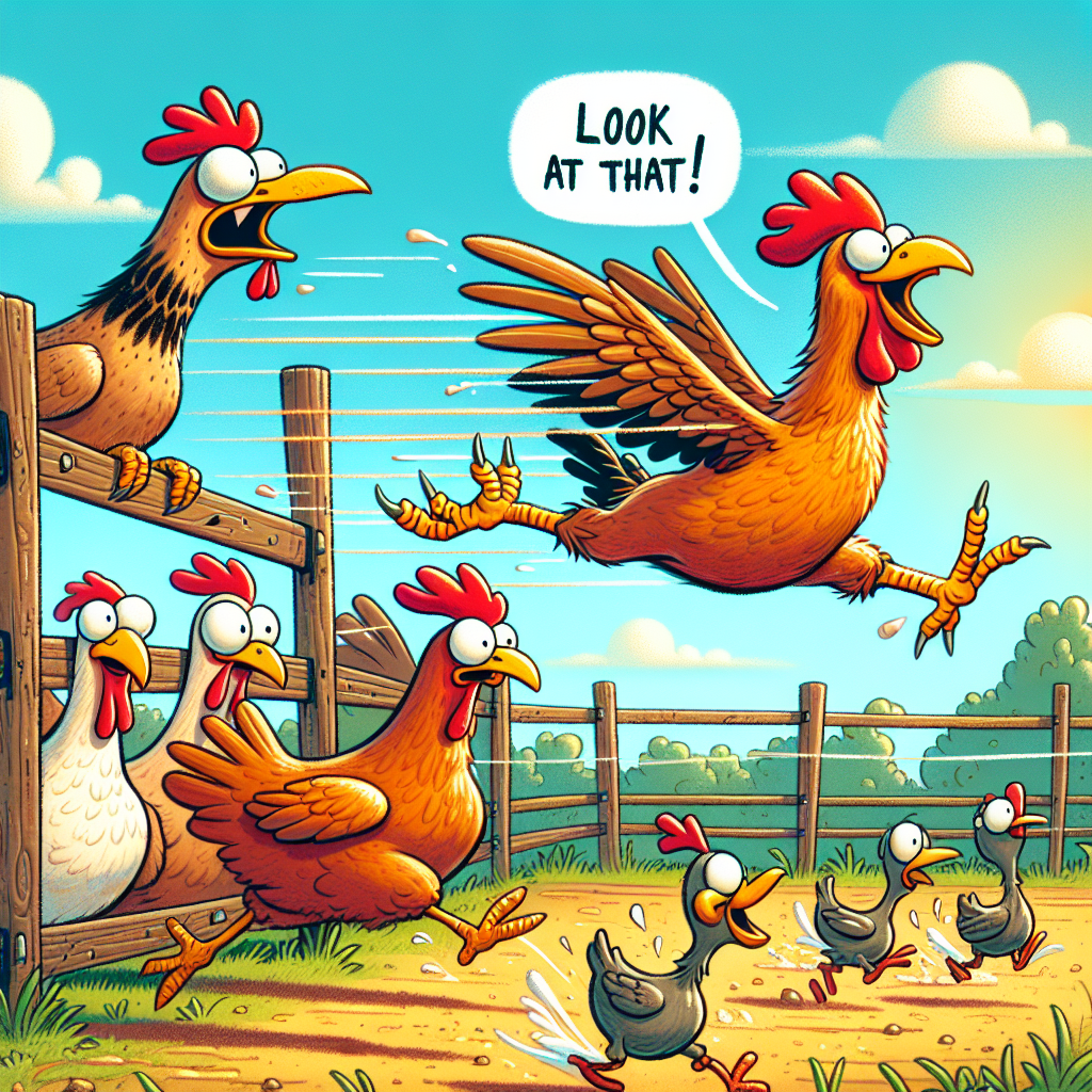 Animaux: les poules peuvent-elles voler