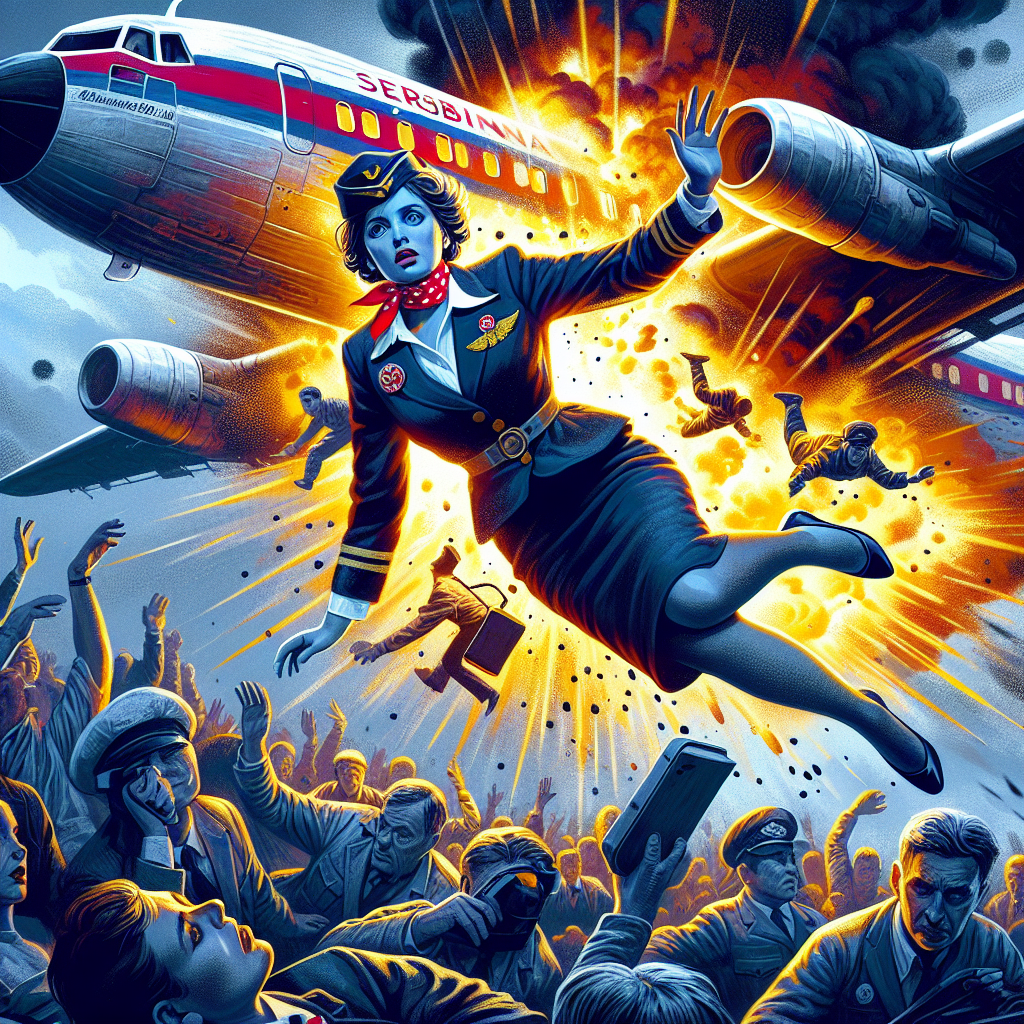 En 1972, Vesna Vulović, hôtesse de l\'air serbe, a survécu à une chute de près de 10 000 mètres suite à l\'explosion de l\'avion dans lequel elle se trouvait. Cet accident tragique, lié à l\'explosion revendiquée par un groupe séparatiste croate, a marqué l’histoire de l’aviation.