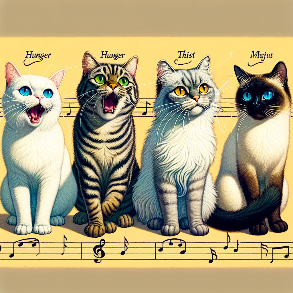 Exprimer des besoins : En particulier, les chats mènent une symphonie de miaulements pour indiquer leur faim, soif ou l\'envie de sortir.