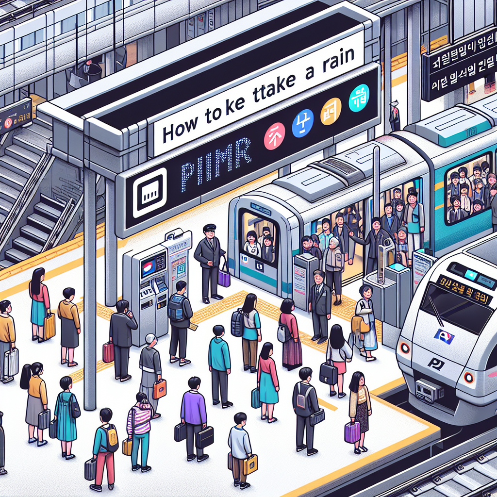 Guide pour prendre le train en Corée du Sud