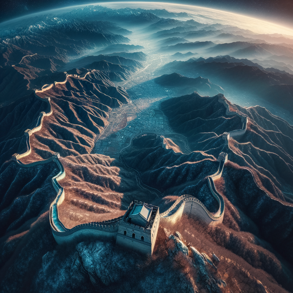 Histoire étonnante : La Grande Muraille de Chine à vue d’œil. Saviez-vous que la Grande Muraille de Chine n\'est pas toujours visible depuis l\'espace, contrairement à la légende qui veut qu’elle soit ? Bien qu’elle soit l\'une des structures humaines les plus impressionnantes, sa visibilité est en réalité limitée et dépend de plusieurs facteurs