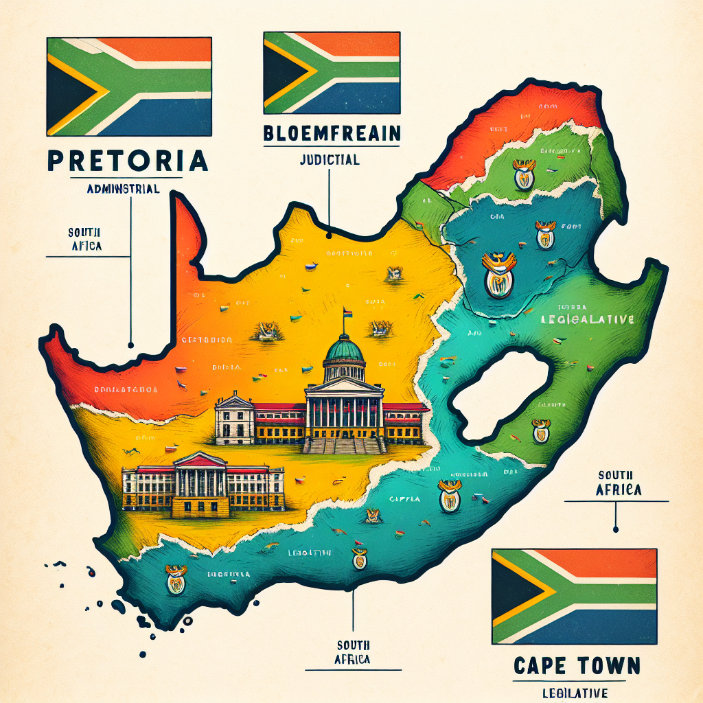 L\'Afrique du Sud: un pays avec trois capitales