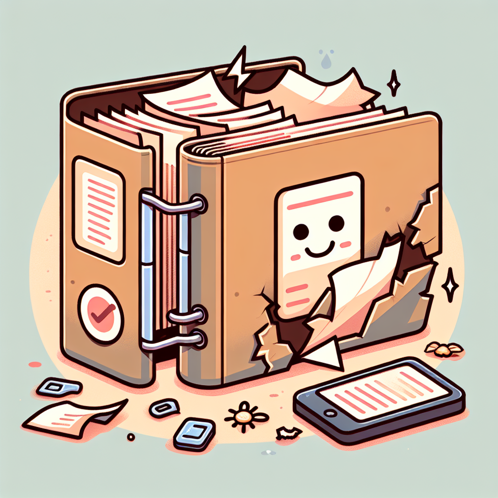 Pour réparer un classeur cassé, il est essentiel de suivre un ensemble d\'étapes spécifiques qui varient selon la nature du problème rencontré. Un classeur peut être endommagé physiquement, ayant des feuilles déchirées, ou être corrompu dans le cas où des données sont inaccessibles. Voici un guide complet qui couvre les deux scénarios.