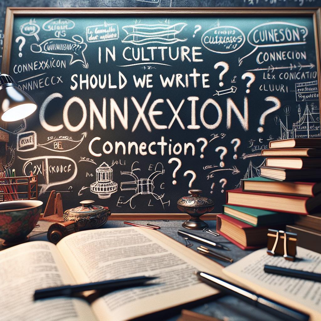 culture: faut-il écrire connexion ou connection