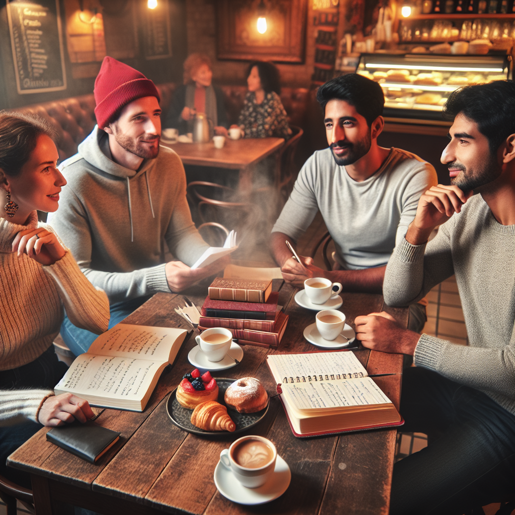 \"Apprendre l\'anglais en mode Dialogues\": Dans un café