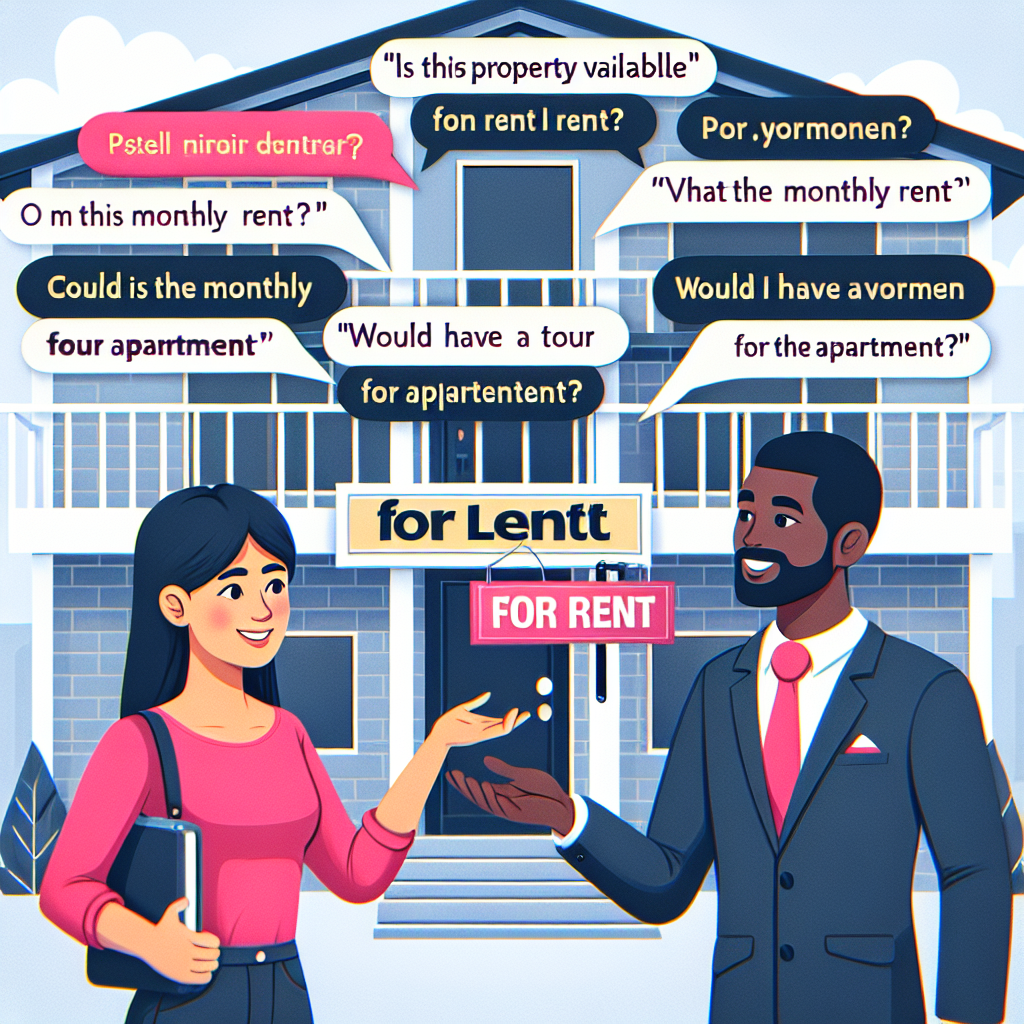 Apprendre l\'anglais en mode Dialogues: \"dialogues en anglais pour Louer un appartement\"