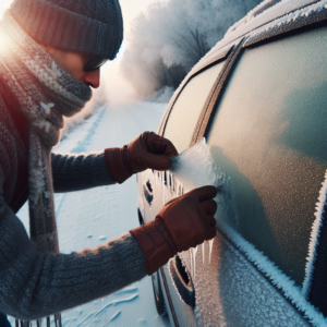 Comment faire pour que la portière de la voiture ne colle pas quand il gèle