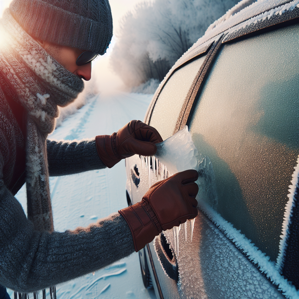 Comment faire pour que la portière de la voiture ne colle pas quand il gèle