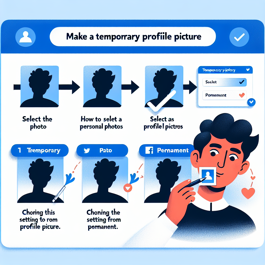 Comment rendre une photo de profil temporaire permanent 