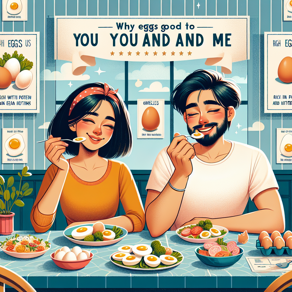 Pourquoi les œufs sont bons pour vous et pour moi