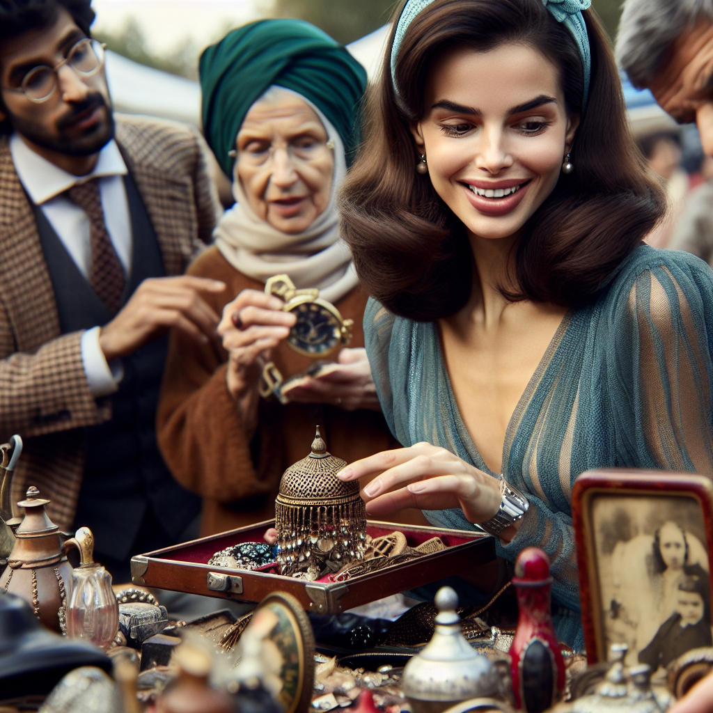 image de la vie réelle en couleur pour: Brocanteur: un flair pour le vintage et les bonnes affaires