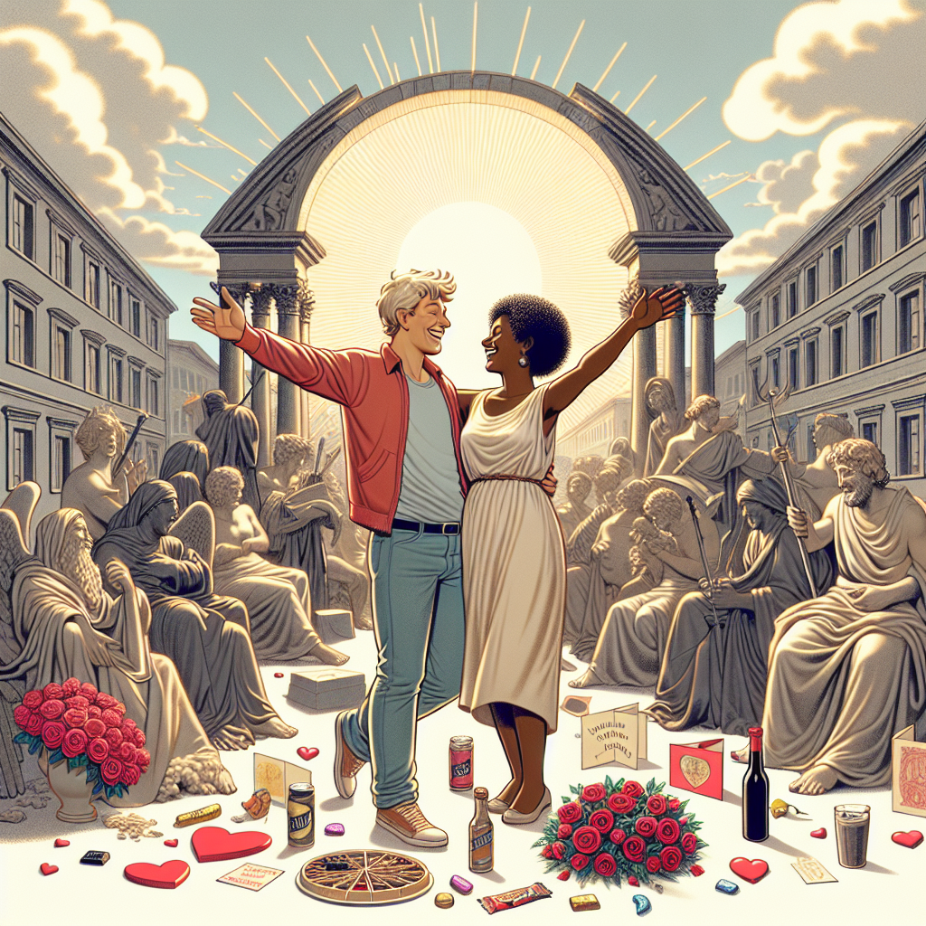 image pour illustrer ceci: Quelles sont les origines de la Saint-Valentin (représenter la Saint-Valintin par un couple