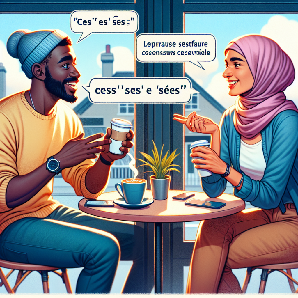 image réelle en couleur pour: \"Ces\" ou \"Ses\": Différences, Points Communs: dialogues (representez une scène de la vie de tous les jours dans laquelle on retrouve l\'action de cette phrase)