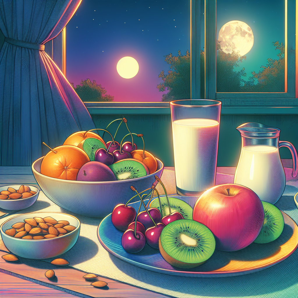 image réelle en couleur pour: que manger le soir pour bien dormir