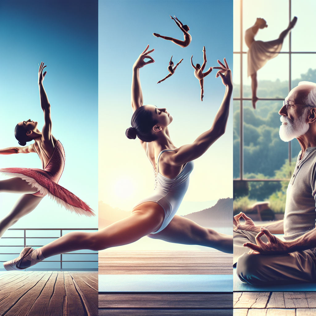 image réelle pour : grand écart (illustrer en 3 contextes dans 3 images)