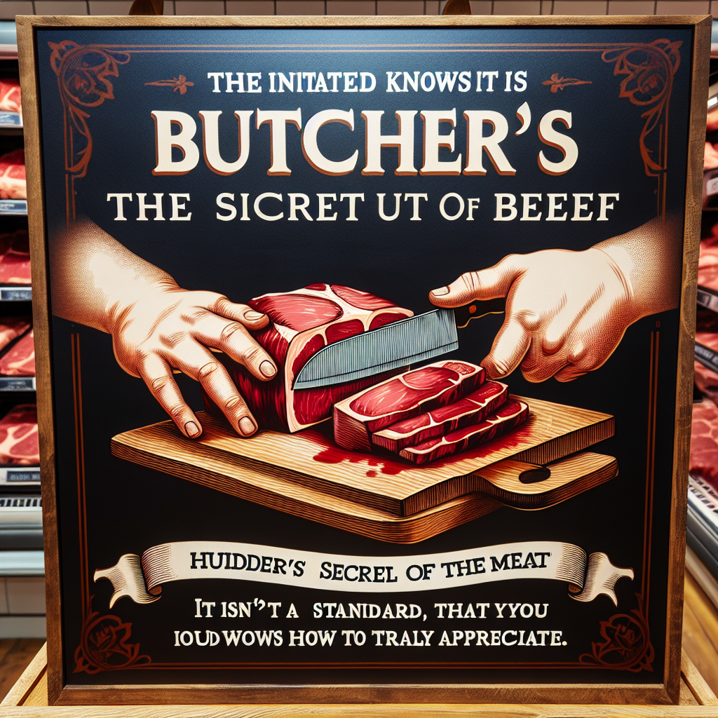 la \"pièce du boucher\", c\'est un morceau de bœuf que le boucher garde souvent pour lui-même. Mais pourquoi, me direz-vous? Parce que c\'est un peu le joyau caché de la viande. Pour ma part, je dirais que c\'est le trésor que seuls les initiés savent apprécier à sa juste valeur. Ce n\'est pas tout à fait une coupe standard que vous trouveriez en rayon, comme le filet ou l\'entrecôte. Non, c\'est bien plus subtil que cela.