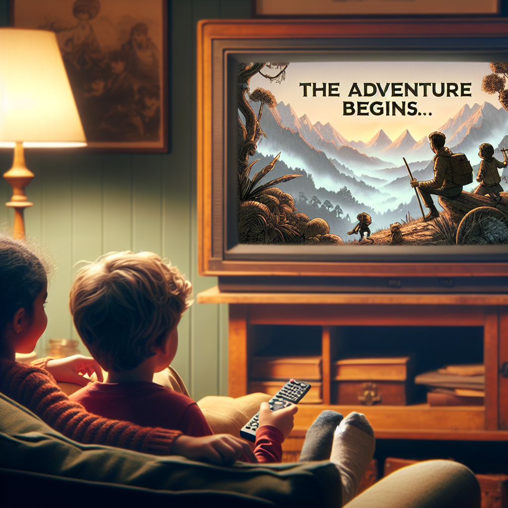 \"sous titres\" en anglais (imaginez à la maison, une petite famille qui regarde un film. écrivez un sous-titre sur l\'écran)