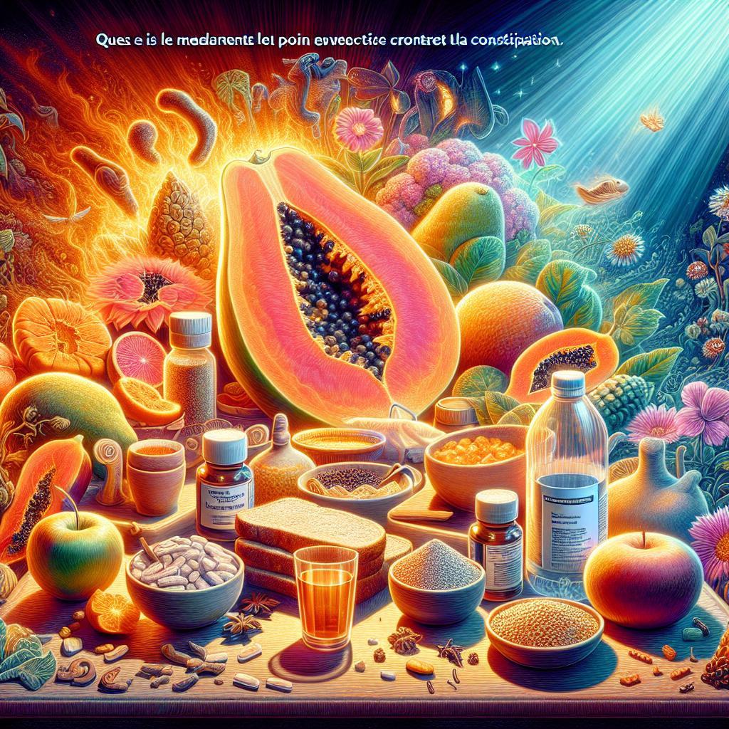 quel est le médicament le plus efficace contre la constipation