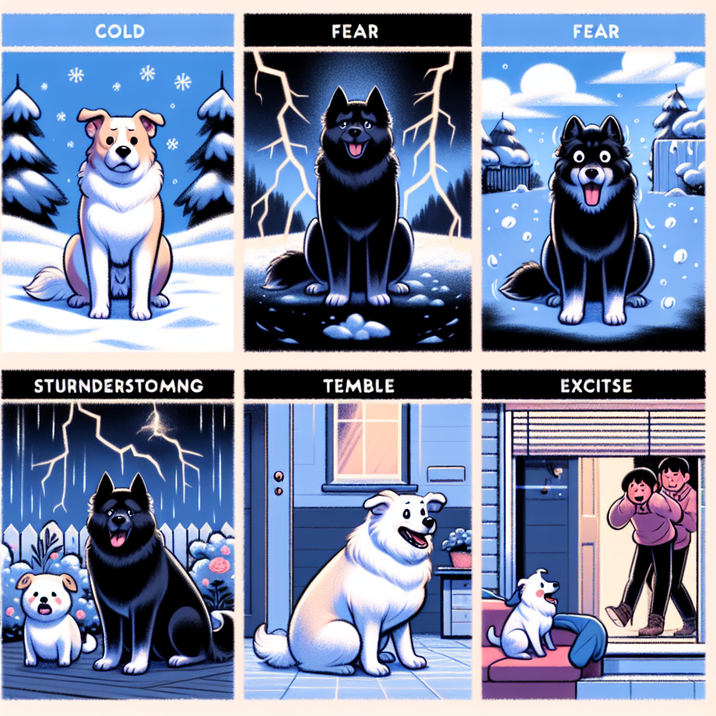 imaginez une image pour: Pourquoi mon chien tremble