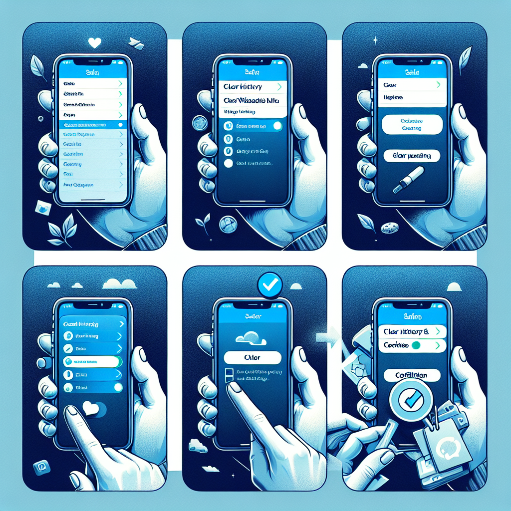 Vider le cache et les cookies iphone